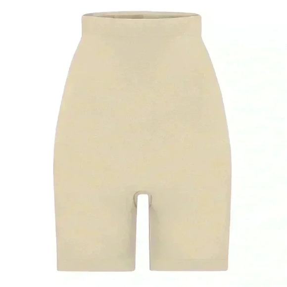 NWOT SKIMS High Waisted Above Knee Sculpting Shirt ~ Sand ~ Size XLarge - Picture 1 of 9